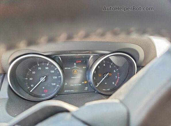 SALVP2RX8JH288763 2018 LAND ROVER RANGE Tan Widok zestawu wskaźników