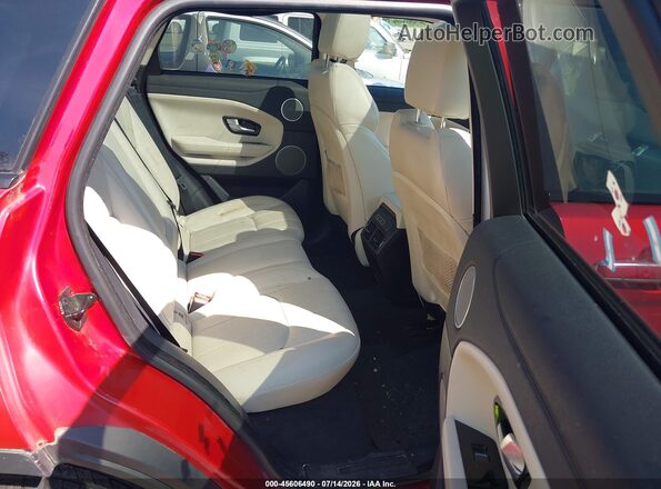 SALVR2BG2GH081198 2016 LAND ROVER RANGE ROVER EVOQUE Red VIN կոդի պիտակի տեսք