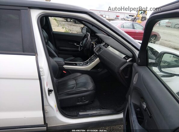 SALVR2BG4GH098858 2016 LAND ROVER RANGE ROVER EVOQUE White Вид салону спереду