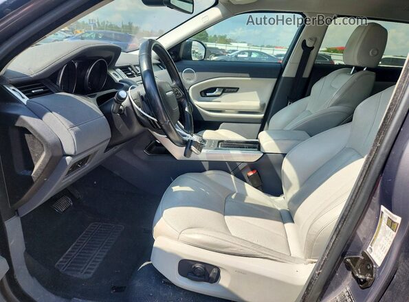 SALVR2BG7GH083710 2016 LAND ROVER RANGE Gray Widok wnętrza z przodu