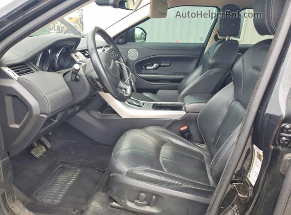 SALVR2BGXHH254614 2017 LAND ROVER RANGE Черный Вид салона спереди