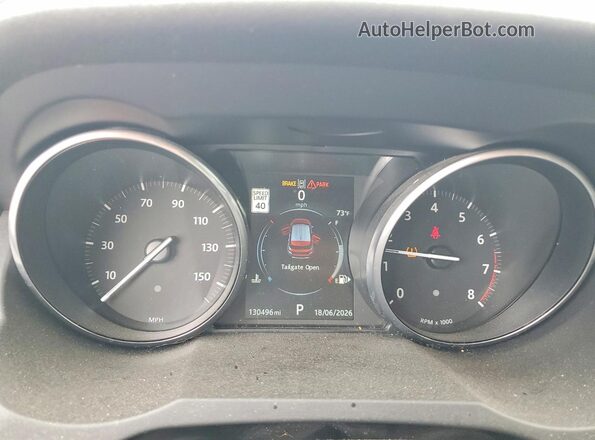 SALVR2BGXHH254614 2017 LAND ROVER RANGE Черный Вид щитка приборов