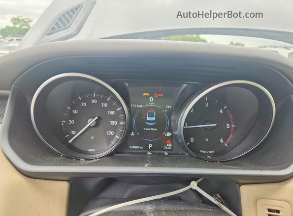 SALWG2FK0HA667420 2017 LAND ROVER RANGE Gray Widok zestawu wskaźników