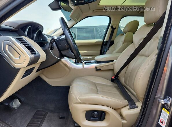 SALWG2FK0HA667420 2017 LAND ROVER RANGE Gray Widok wnętrza z przodu