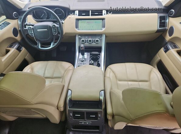 SALWG2FK0HA667420 2017 LAND ROVER RANGE Gray Widok deski rozdzielczej