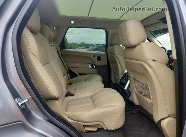 SALWG2FK0HA667420 2017 LAND ROVER RANGE Gray Widok wnętrza z tyłu