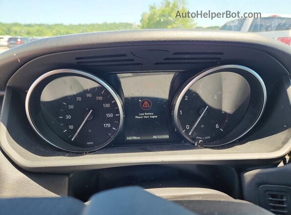 SALWG2FK9HA126575 2017 LAND ROVER RANGE Gray Widok zestawu wskaźników