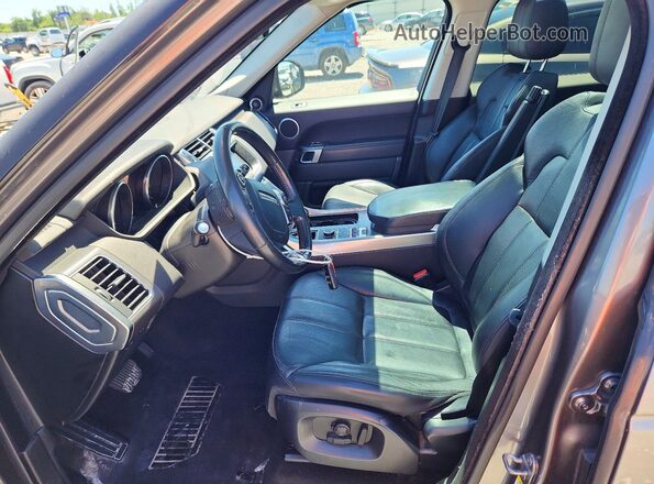 SALWG2FK9HA126575 2017 LAND ROVER RANGE Gray Widok wnętrza z przodu
