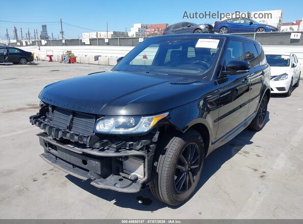 SALWG2FKXHA675802 2017 LAND ROVER RANGE ROVER SPORT Black წინა ხედი
