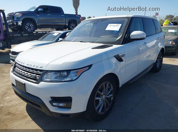 SALWG2FKXHA689733 2017 LAND ROVER RANGE ROVER SPORT White Առջևի ձախ երեք քառորդ տեսարան