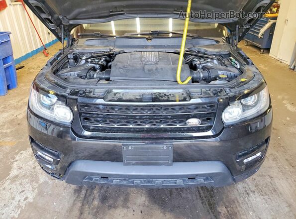 SALWG2FV4HA675854 2017 LAND ROVER RANGE Black Engine compartment view