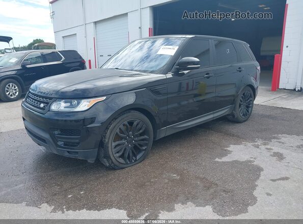 SALWG2FV7HA680000 2017 LAND ROVER RANGE ROVER SPORT Black წინა მარცხენა ხედი სამი მეოთხედიდან