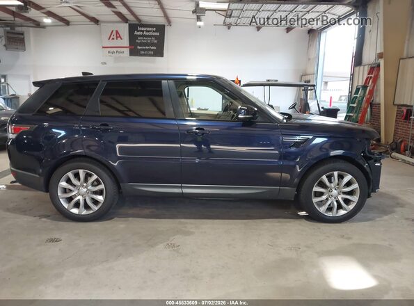 SALWG2FV8HA128733 2017 LAND ROVER RANGE ROVER SPORT Blue Rear interior view