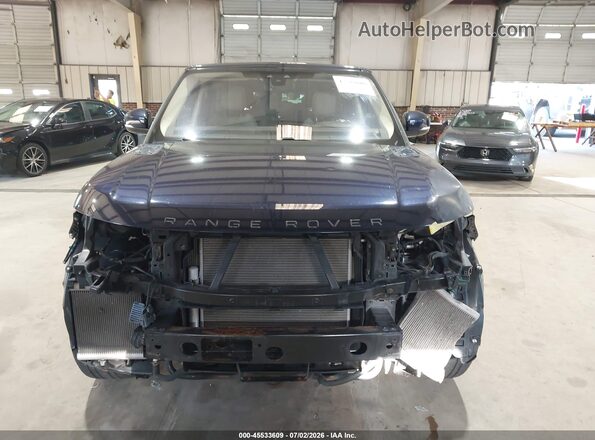SALWG2FV8HA128733 2017 LAND ROVER RANGE ROVER SPORT Blue Instrument cluster view