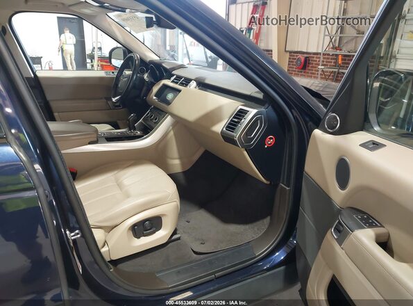 SALWG2FV8HA128733 2017 LAND ROVER RANGE ROVER SPORT Blue Front interior view