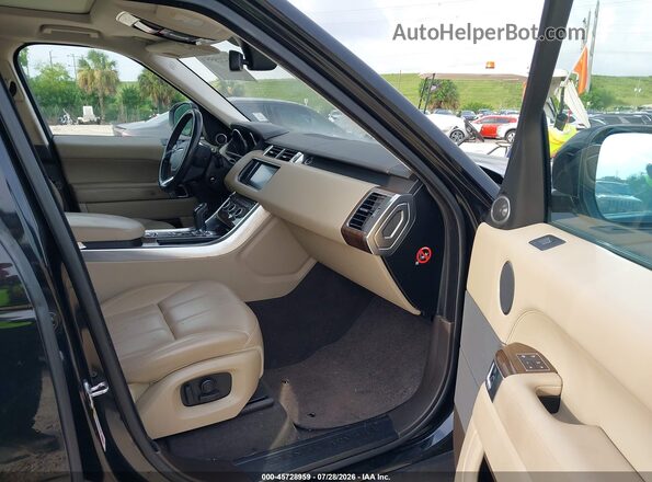 SALWG2KF2GA635091 2016 LAND ROVER RANGE ROVER SPORT Black Front interior view