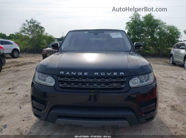 SALWG2KF2GA635091 2016 LAND ROVER RANGE ROVER SPORT Black Front view