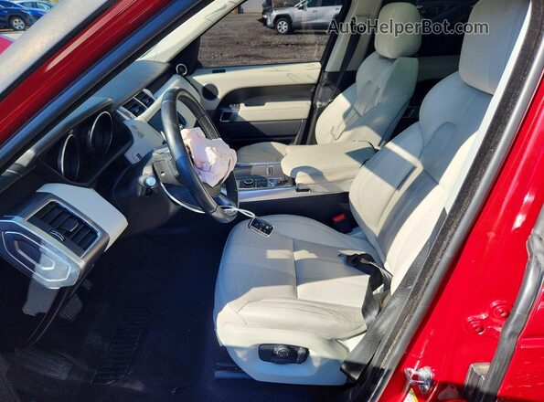 SALWG2PF0GA114928 2016 LAND ROVER RANGE Red Вид салону спереду
