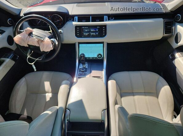 SALWG2PF0GA114928 2016 LAND ROVER RANGE Red Вид панелі приладів