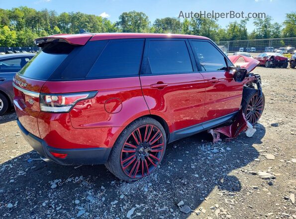 SALWG2PF0GA114928 2016 LAND ROVER RANGE Red Задня права чверть