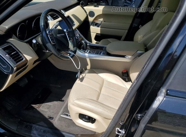 SALWG2PF1GA655793 2016 LAND ROVER RANGE Черный Вид салона спереди