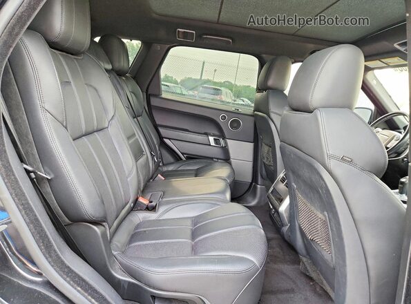 SALWG2PF4GA666691 2016 LAND ROVER RANGE Black Widok wnętrza z tyłu