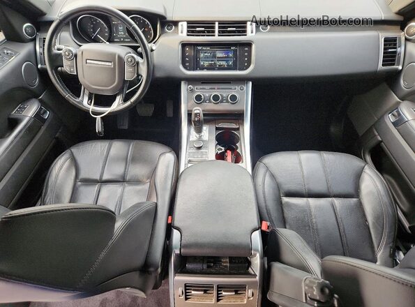 SALWG2PF4GA666691 2016 LAND ROVER RANGE Black Widok deski rozdzielczej