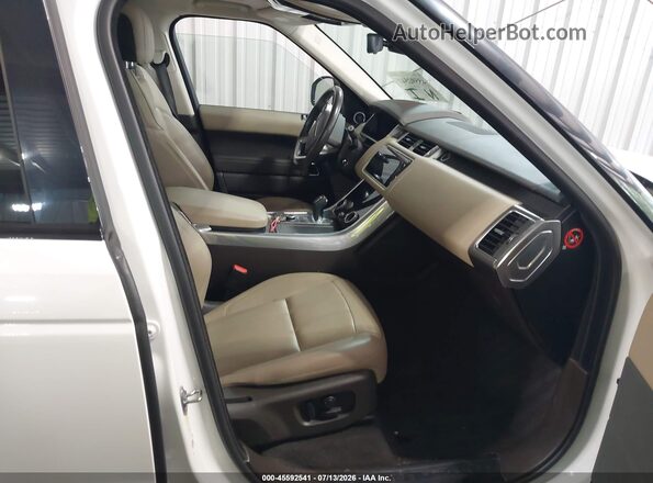 SALWG2RK6JA696681 2018 LAND ROVER RANGE ROVER SPORT White Widok wnętrza z przodu