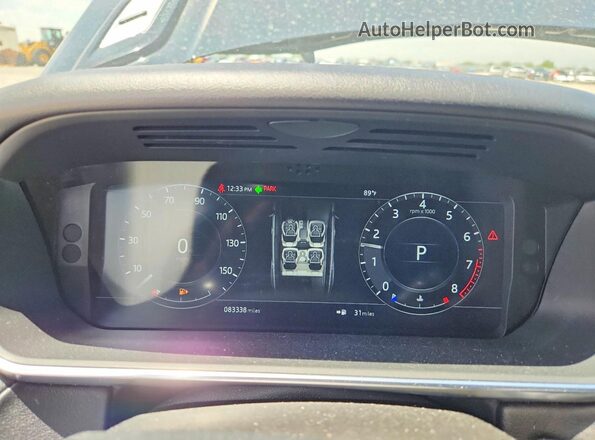SALWG2RV0JA699862 2018 LAND ROVER RANGE Black Սարքավորումների վահանակի տեսք