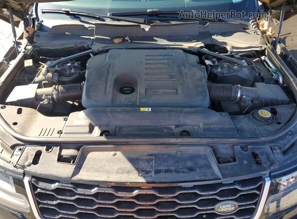 SALWG2SU1LA891893 2020 LAND ROVER RANGE Black ძრავის განყოფილების ხედი