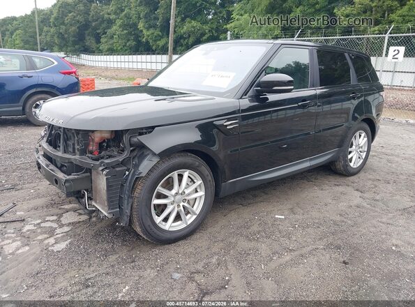 SALWG2SU2LA705567 2020 LAND ROVER RANGE ROVER SPORT Black Առջևի ձախ երեք քառորդ տեսարան