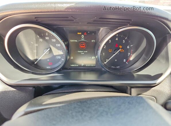 SALWG2VF1GA648801 2016 LAND ROVER RANGE Black Instrument cluster view