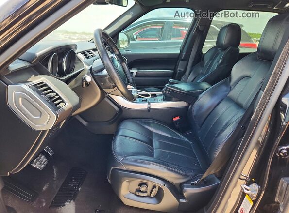 SALWG2VF1GA648801 2016 LAND ROVER RANGE Black Front interior view