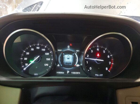 SALWG2VF9GA545013 2016 LAND ROVER RANGE Gray Вид щитка приладів