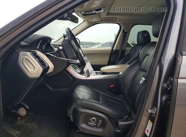 SALWR2EF0GA577438 2016 LAND ROVER RANGE Серый Вид салона спереди