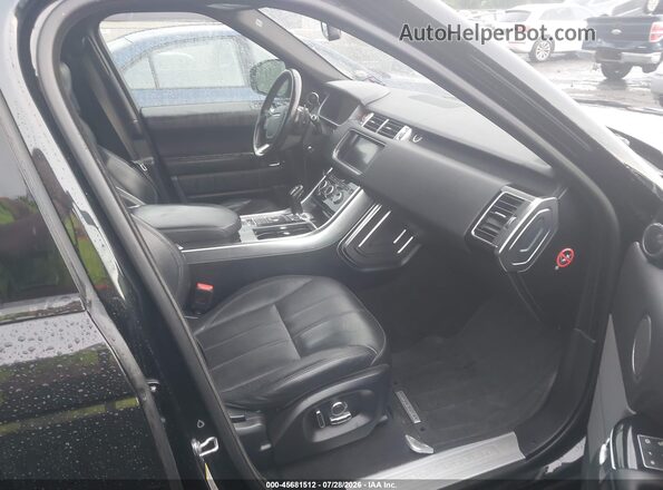 SALWR2EF1GA105510 2016 LAND ROVER RANGE ROVER SPORT Black Вид салону спереду