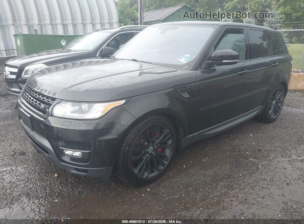 SALWR2EF1GA105510 2016 LAND ROVER RANGE ROVER SPORT Black Передня ліва чверть