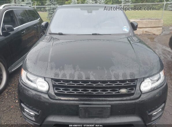 SALWR2EF1GA105510 2016 LAND ROVER RANGE ROVER SPORT Black Вид спереду