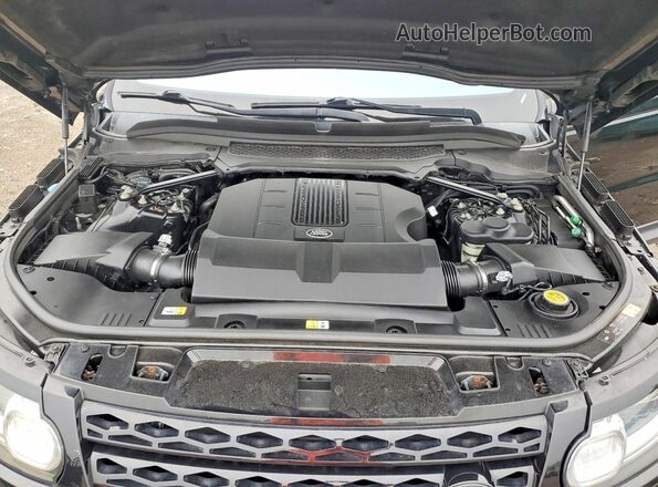 SALWR2EF4GA108417 2016 LAND ROVER RANGE Black ძრავის განყოფილების ხედი