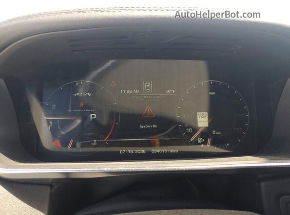 SALWR2EF4GA544815 2016 LAND ROVER RANGE Charcoal Սարքավորումների վահանակի տեսք