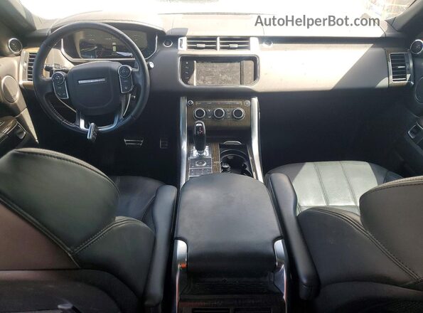SALWR2EF4GA544815 2016 LAND ROVER RANGE Charcoal Առջևի վահանակի տեսք