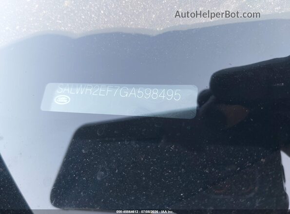 SALWR2EF7GA598495 2016 LAND ROVER RANGE ROVER SPORT Blue 