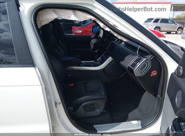 SALWR2EF9GA545197 2016 LAND ROVER RANGE ROVER SPORT White Widok wnętrza z przodu