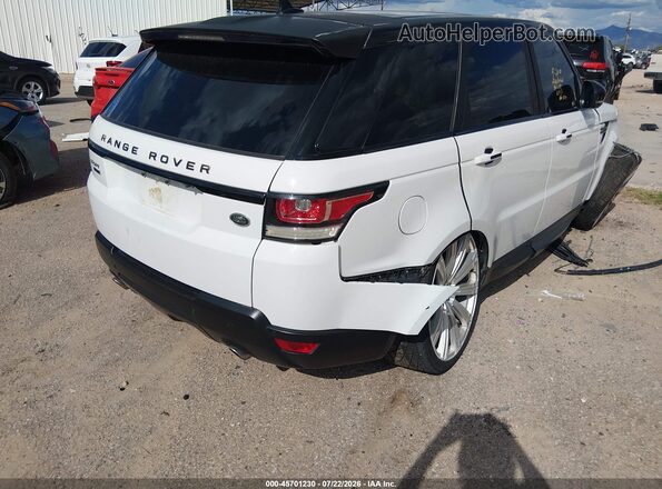 SALWR2EF9GA545197 2016 LAND ROVER RANGE ROVER SPORT White Tył prawy