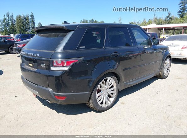 SALWR2EFXGA590620 2016 LAND ROVER RANGE ROVER SPORT Black უკანა მარჯვენა
