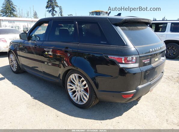 SALWR2EFXGA590620 2016 LAND ROVER RANGE ROVER SPORT Black უკანა მარცხენა