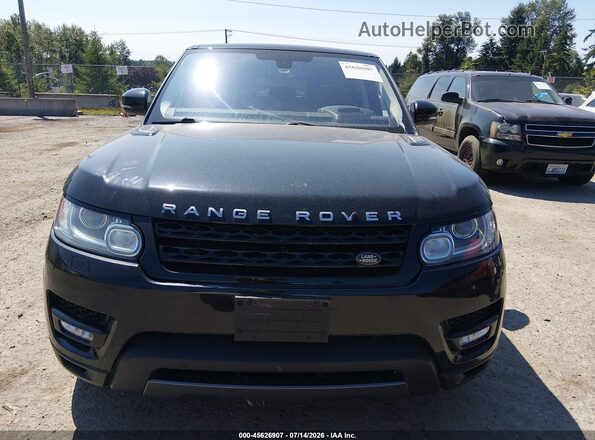 SALWR2EFXGA590620 2016 LAND ROVER RANGE ROVER SPORT Black ხელსაწყოთა პანელის ხედი