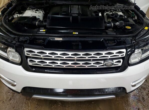 SALWR2FE4HA148228 2017 LAND ROVER RANGE White Vista del compartimento del motor
