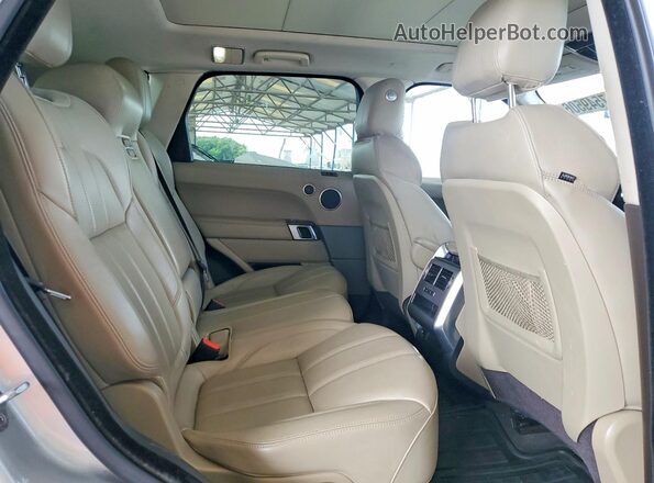 SALWR2FE8HA145896 2017 LAND ROVER RANGE Silver Widok tylnych siedzeń