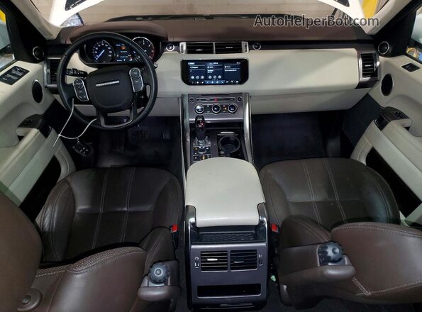 SALWR2FK1HA669302 2017 LAND ROVER RANGE White Widok deski rozdzielczej